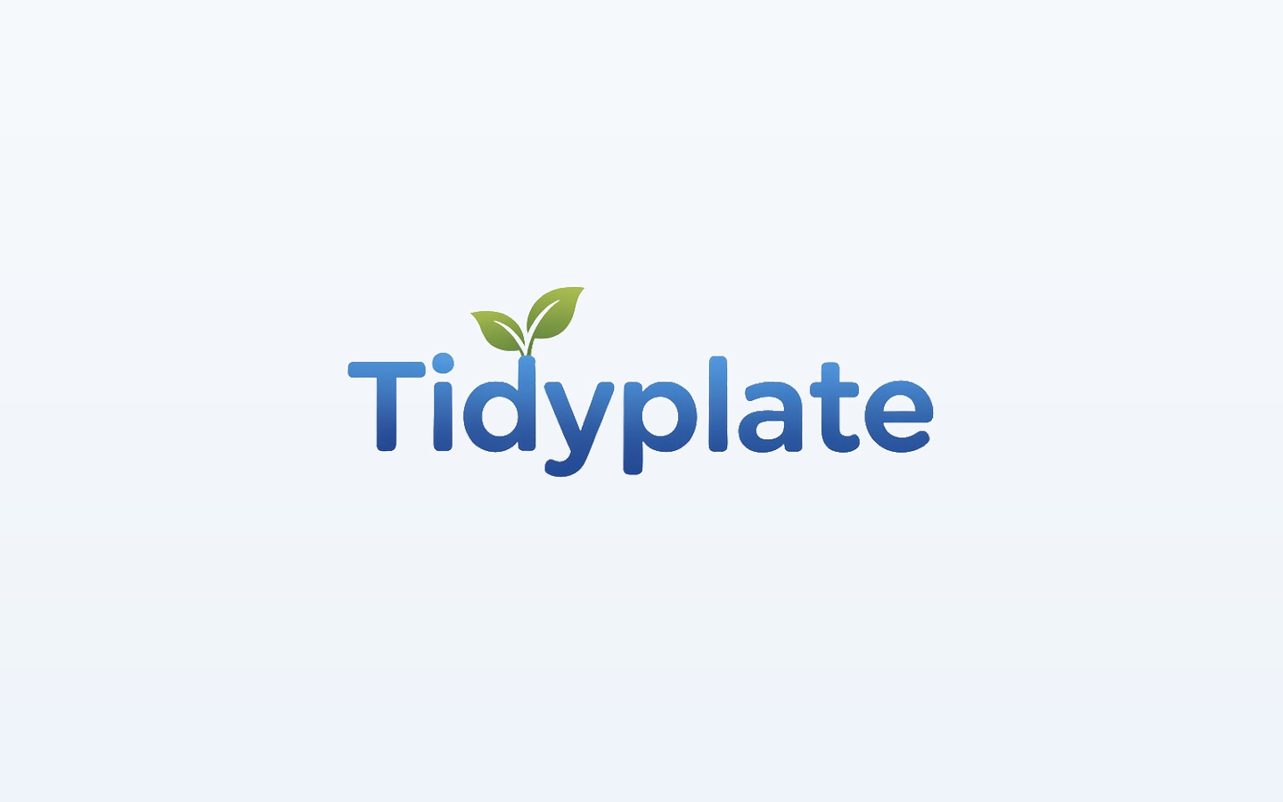 Tidyplate wordmark